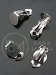Clemă 16x10x7mm OȚEL (304) bază adezivă 10mm 1 pachet 2 buc 305748