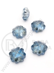 Cristal trifoi 17x17x9mm galvanizat gaură 1.2mm 1 buc 335349