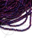 Șir de cristale ~2x~1.5mm gaură 0.6mm ~240 pcs ~37cm 1 buc 342500