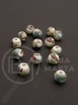 Bilă de porțelan 6mm vopsită gaură 1.5mm 5 buc 335043