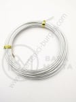 Sârmă de aluminiu 2mm culoare argintie 1 pachet ~5 metri 141208