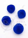 Pompom 20mm albastru calitate suplimentară 1 pachet 20 bucăți 461446