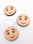 Fețe de lemn 20x3mm 1 pachet 10 buc 182387