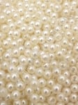 Perlă ecru 4mm gaură 1mm 1 pachet 40g ~1400 buc 312568