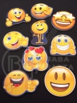 Figurină din plastic 50x35x3mm 1 pachet 10 bucăți 131330
