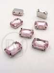Pietriș acrilic 10x14mm roz în coș metalic 1 pachet 10 buc 151750
