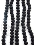 Cristal 4x3.5mm negru mat ~120 buc 40cm 1 buc 342728