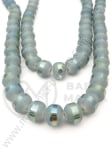 Șir de mărgele cristaline 7x8mm galvanizat 1 brad ~72 buc ~50cm 342397