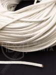 Panglică albă 3x2mm piele naturală 1 metru 421125