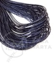 Shiny brocart din piele ecologică 2mm dark blue 5 meters 421206