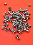 Cilindru metalizat 4x3mm gaură 1mm 1 pachet 40g ~2150 bucăți 318516