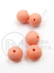 Bilă de mărgele din silicon cu gaură de 15 mm, 2 mm, 1 paquet, 5 pcs. 317081