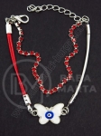 Martenitsa metalică ambalată cu cristale 1 pachet 12 buc 104771