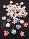 Figurină MIX ~9x~10x3.5mm gaură 1.6mm 1 pachet 40g ~205buc 312778