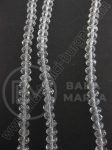 Șir de cristale 4x3mm transparent 1 bucată ~120 bucăți 41 cm 342060