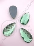 Picatura de vitola verde 22x12 pentru lipit 1 buc 151006