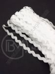 Lățime 5,5 mm alb zig-zag 13 metri 411143