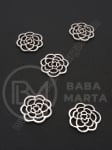 Element de conectare floare 16x2mm color argintie 1 pachet 5 buc 306144