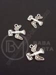 Pandantiv 18x20mm culoare argintie 1 pachet 10 buc 308994