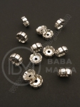 Șaibă metalică 10x3.5mm argintie gaură 2mm 10 buc 308612