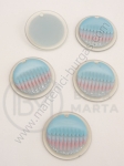 Pandantiv cauciuc 25.5mm gaură 2mm 10 bucăți 311561