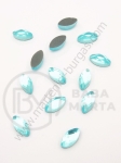 Piatra de sticla 5x10mm alabastru pentru lipire la cald 1 pachet 20 buc 151418
