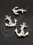 Pendant ancoră din steel 19x15x2.5mm 1 paquet 2 buc 307215