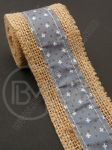 Bandă de pânză de sac cu bandă textilă width 50mm - length ~2 meters 1 rollă 462106