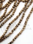 Poligon de hematit 2,5~3mm gaură 0,8mm ~40cm ~145buc 1buc 353219