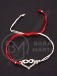 Mărgele metallice Martenitsa cu cristal 1 pachet 12 buc 104170