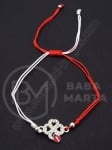 Mărgele metallice Martenitsa cu cristal 1 pachet 12 buc 104623