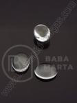 Caboșon oval din sticlă 10x8x3mm transparent 1 pachet 10 buc 191001