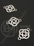 Element de conectare metalic 25x18mm color argintie 1 pachet 5 buc 306143