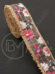 Bandă de pânză de sac cu bandă textilă width 25mm - length ~2 meters 1 rollă 462042