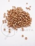 Mărgele de sticlă auriu dark 2mm 50g 331665