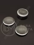Caboșon rotund din glass 18x5mm transparent, pachet de 10 buc. 191006