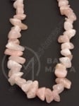 Piatră naturală cuarț roz 8-12mm 85cm 1 buc 355199