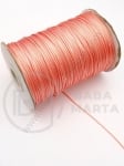 Sfoară coreeană color salmon (imitație de piele) 1mm 1 rollă ~175 meters 441389