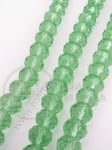 Șir de cristale 10x7mm verde ~72 buc 58cm 1 buc 342080
