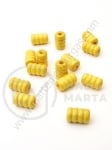 Cilindru galben 7,5x12mm gaură 2,5mm 1 pachet 40g ~175 buc 321209