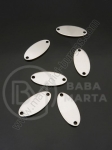 Element de conectare OȚEL 17x8x0.8mm hole 1.4mm 1 pachet 5 buc 305661
