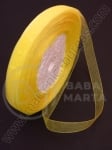 Panglică organza 10mm galbană ~45 metri 451021