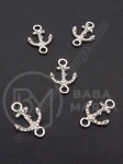 Ancoră element de conectare cu cristale 21x14mm 1 paquet 5 pcs 307151