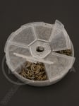 Inele 4,5,6,7,8,10x0,8mm bronz antic ~1750 buc 1 buc 301495