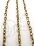 Lanț 6x4x1mm aplatizat culoare bronz antic 1 metru 301264