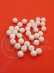 Mărgele 6mm, gaură albă, 1.2mm, 40g ~350 buc. 311846