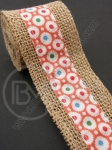 Bandă de pânză de sac cu bandă textilă width 50mm - length ~2 meters 1 rollă 462080