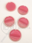 Pandantiv cauciuc 25.5mm gaură 2mm 10 buc 311565