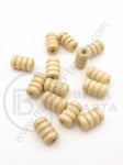 Cilindru culoare naturală 7,5x12mm gaură 2,5mm 1 pachet 40g ~175 buc 321063