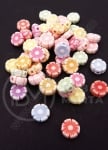 Floare 9x3.5mm colorată gaură 1.5mm 1 pachet 40g ~162 buc 312605